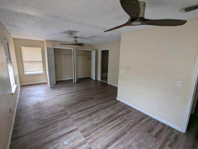 Laminate floors in Master Bedroom of Investment Home in Riverisde